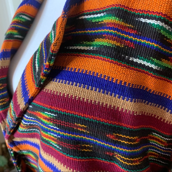 VINTAGE BLAZER COLORFUL GEOMETRIC PRINT - Picture 8 of 13